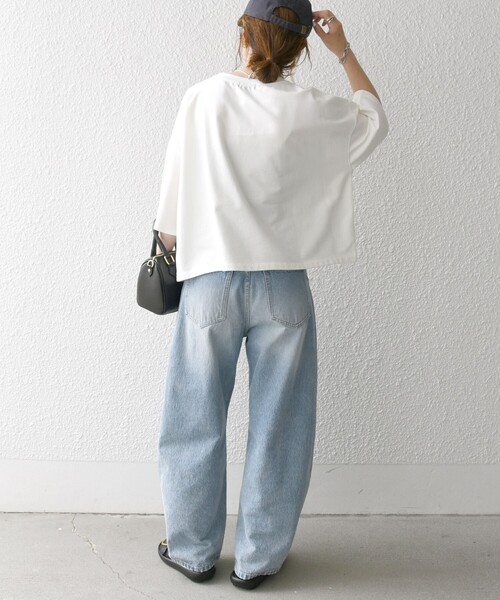 「SHIPS any」 半袖Tシャツ ONE SIZE ホワイト レディース_画像3