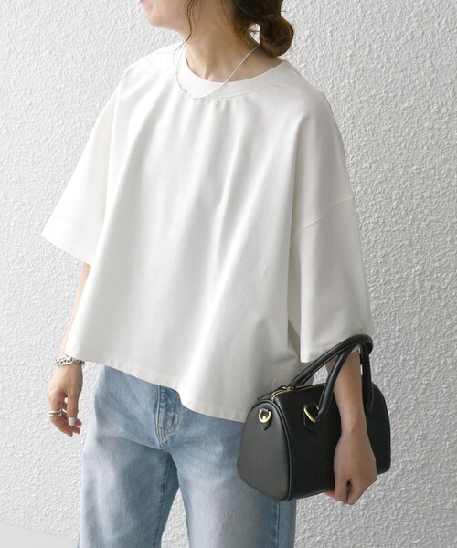 「SHIPS any」 半袖Tシャツ ONE SIZE ホワイト レディース_画像4