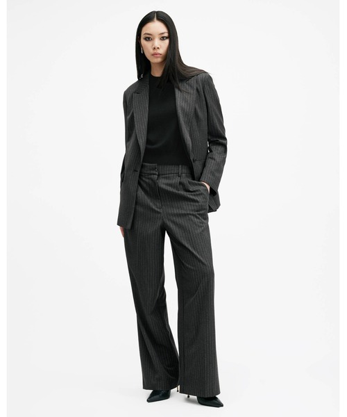 「ALLSAINTS」 半袖カットソー S ブラック レディース_画像4