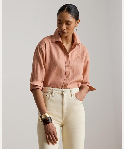 LAUREN RALPH LAUREN（ローレン ラルフローレン） リネンシャツ