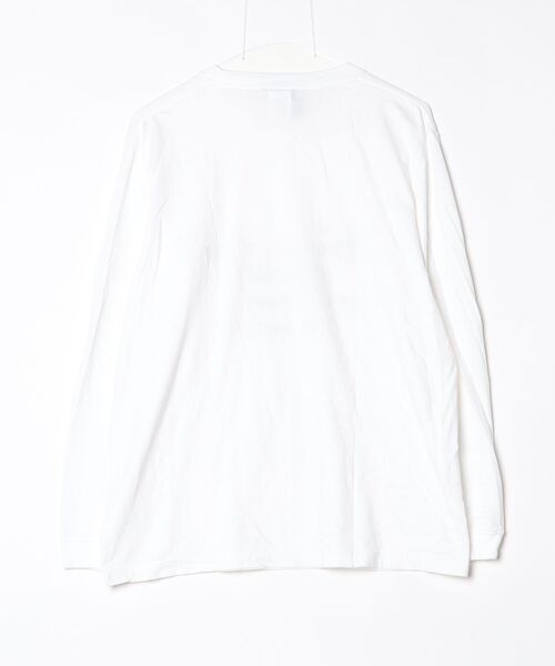 「WORN FREE」 長袖Tシャツ M ホワイト メンズ_画像2