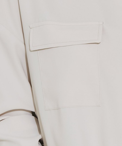 「Pierrot」 長袖ブラウス M グレー系その他 レディース_画像4