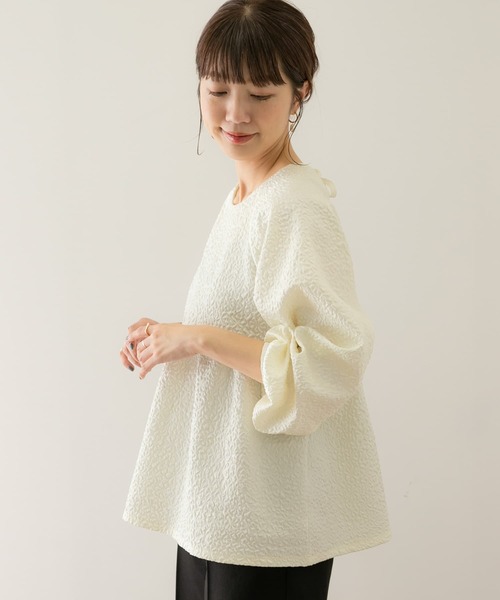 「URBAN RESEARCH Sonny Label」 長袖ブラウス FREE ブラック レディース_画像3