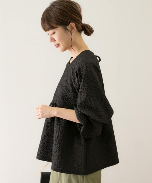 「URBAN RESEARCH Sonny Label」 長袖ブラウス FREE ブラック レディース_画像6