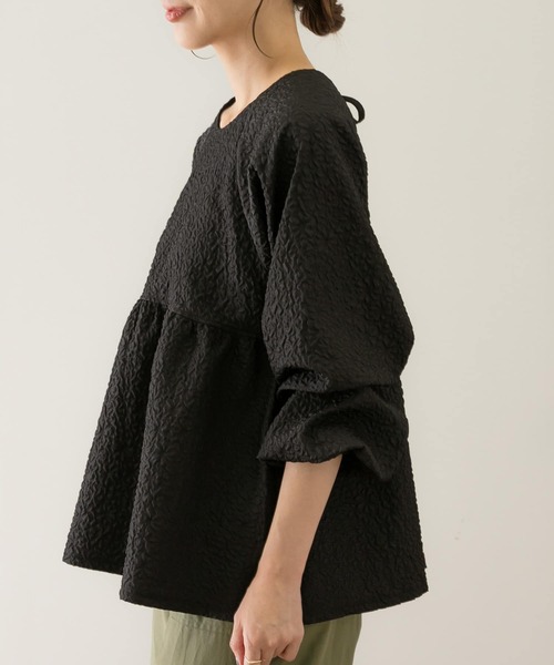 「URBAN RESEARCH Sonny Label」 長袖ブラウス FREE ブラック レディース_画像7