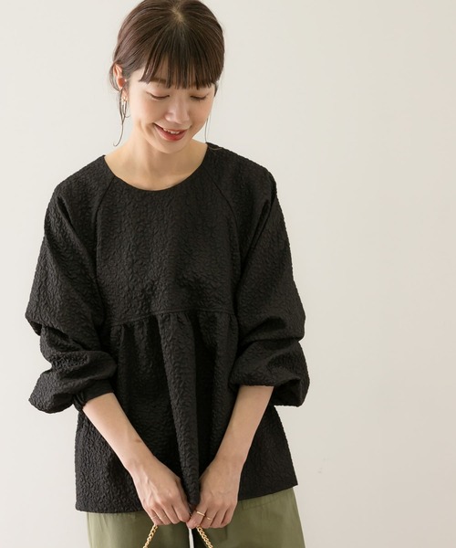 「URBAN RESEARCH Sonny Label」 長袖ブラウス FREE ブラック レディース_画像9