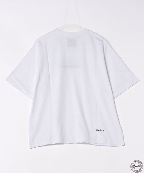 「H.A.K」 半袖Tシャツ FREE ホワイト レディース_画像2