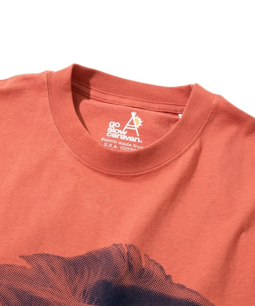 「go slow caravan」 半袖Tシャツ MEDIUM ブルー メンズ_画像3