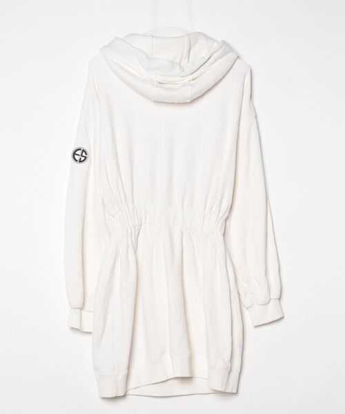 「DOUBLE STANDARD CLOTHING」 長袖ワンピース 36 ホワイト レディース_画像2
