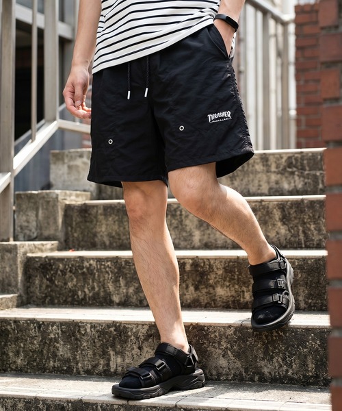 HARAPECO ショートパンツ ハーフパンツ THRASHER（スラッシャー） ハーフパンツ パンツ 短パン 「78