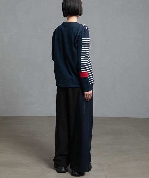 「MARECHAL TERRE」 長袖カットソー MEDIUM ネイビー レディース_画像7