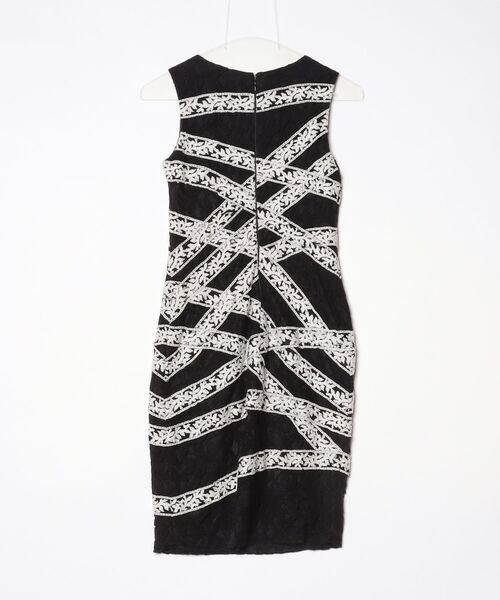 TADASHI SHOJI ノースリーブワンピース 黒 Tadashi Shoji 」 ノースリーブワンピース - ブラック レディース