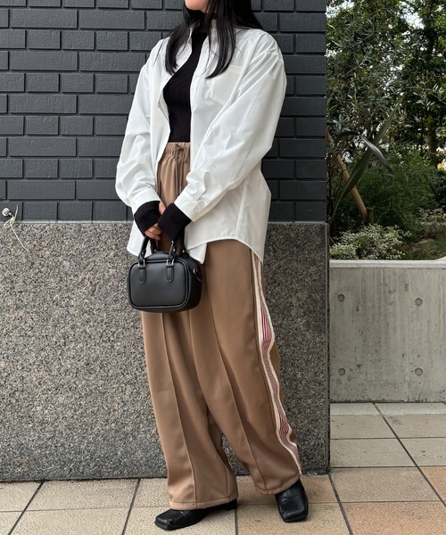 「ISOOK」 イージーパンツ FREE ベージュ レディース_画像6