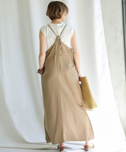 ワンピース フレンチリネンボタンデザインキャミワンピース Zozotown Paypayモール店 通販 Paypayモール