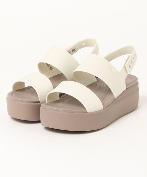 crocs（クロックス） サンダル ブルックリン ロウ ウェッジ ウィメン
