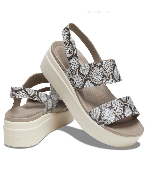 crocs(クロックス) サンダル ブルックリン ロウ ウェッジ ウィメン crocs(クロックス) サンダル ブルックリン ロウ ウェッジ ウィメン