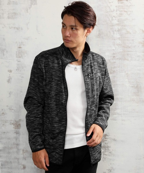 ヴウ ブルゾンコート ブラック 1 スタンドネックZIPブルゾン(M ダークグレー): ジャケット/アウター