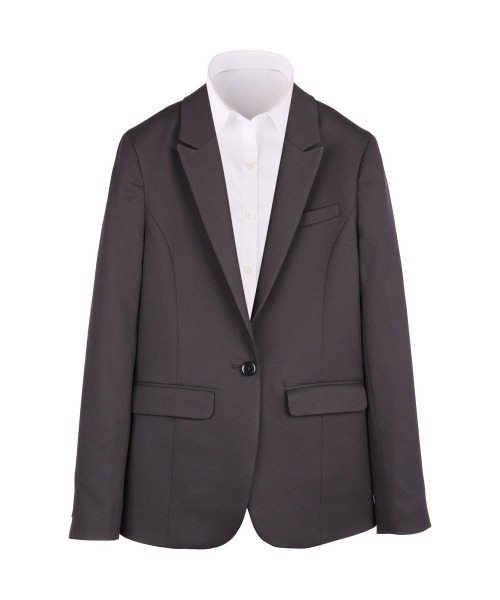 SUIT SELECT スーツ 「SL」「年間」1釦ジャケット/ブラック