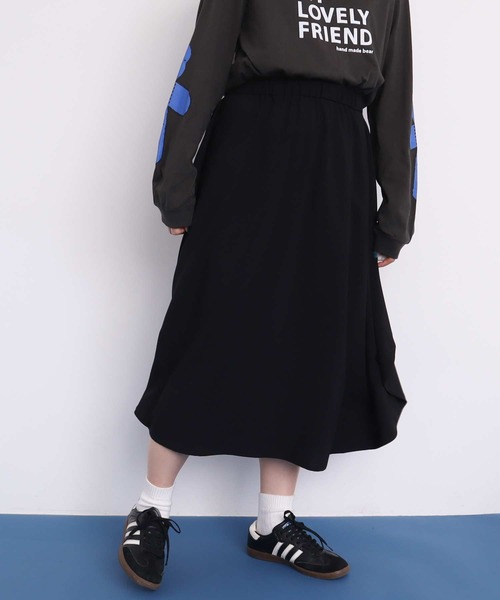 I am in fact スカート _BLACK full moon skirt : ZOZOTOWN