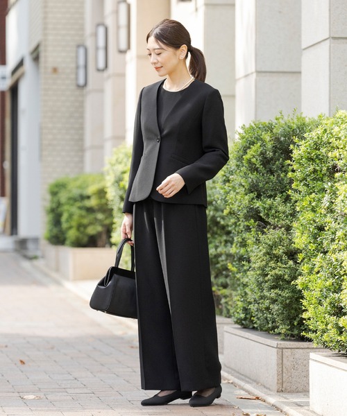 CARETTE（カレット） セットアップ ジャケット×袖プリーツブラウス