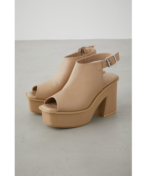 AZUL BY MOUSSY サンダル CENTER STITCH BOOTIE SANDALS