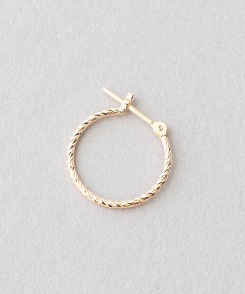 Jouete（ジュエッテ） ピアス K10YG フープピアス「size：M