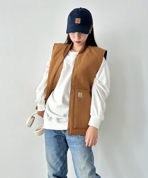 ダウンベスト ベスト Carhartt(カーハート)/USA規格 ルーズ 