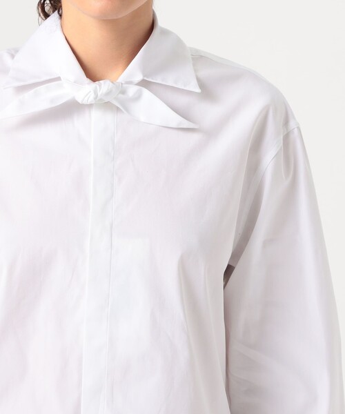 bourrienneparisx ブラウス BOURRIENNE ParisX ブラウス シャツ PALETTE フロントタイシャツ