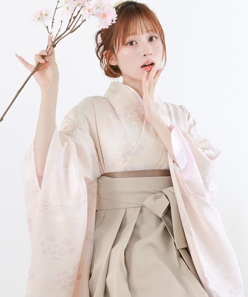 KYOETSU（京越） 着物 レディース 華やかG 4点セット( 着物 + 袴 +