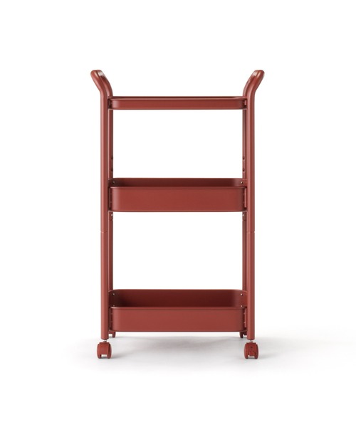 無印良品（MUJI） 家具 スチールパイプワゴンラック 3段 : ZOZOTOWN