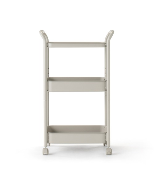 無印良品（MUJI） 家具 スチールパイプワゴンラック 3段 : ZOZOTOWN