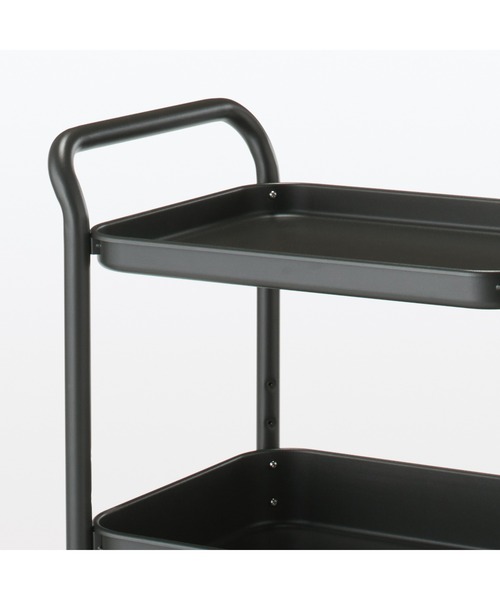 無印良品（MUJI） 家具 スチールパイプワゴンラック 3段 : ZOZOTOWN