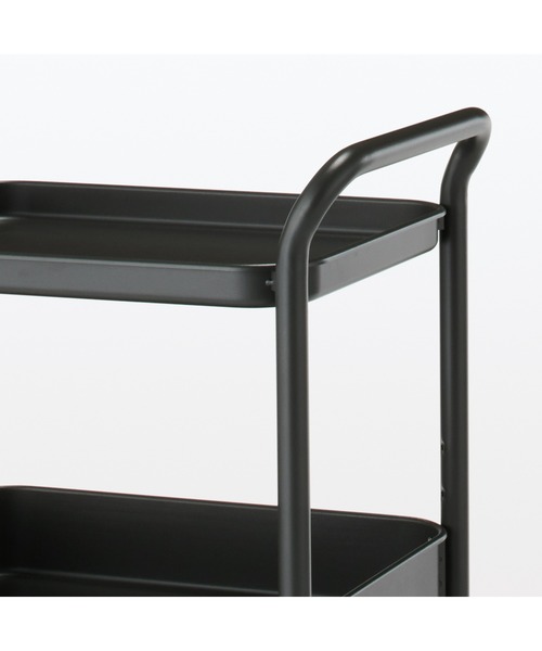 無印良品（MUJI） 家具 スチールパイプワゴンラック 3段 : ZOZOTOWN