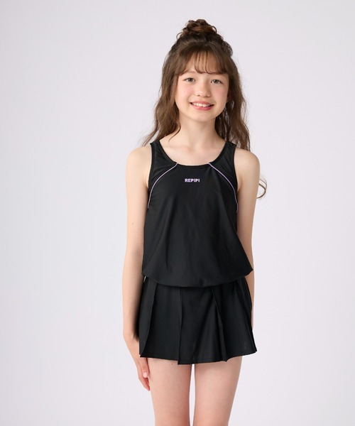 repipi armario（レピピアルマリオ） 水着 Aラインプリーツスカート