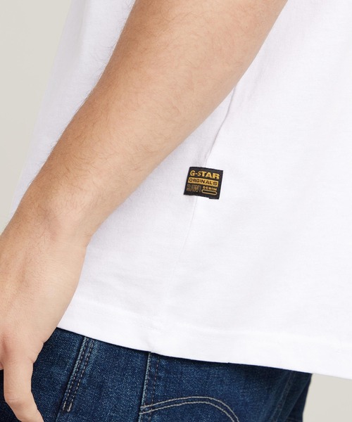 G-STAR RAW tシャツ STITCH BURGER LOGO LOOSE T-SHIRT/ステッチ