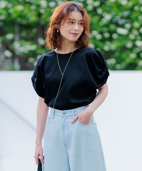 23区 tシャツ 「GLOW8月号掲載/洗える」スムースデザイン