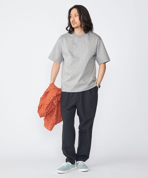 SHIPS: ハイゲージ クルーネック ポンチ Tシャツ SHIPS tシャツ SHIPS: ハイゲージ クルーネック ポンチ Tシャツ