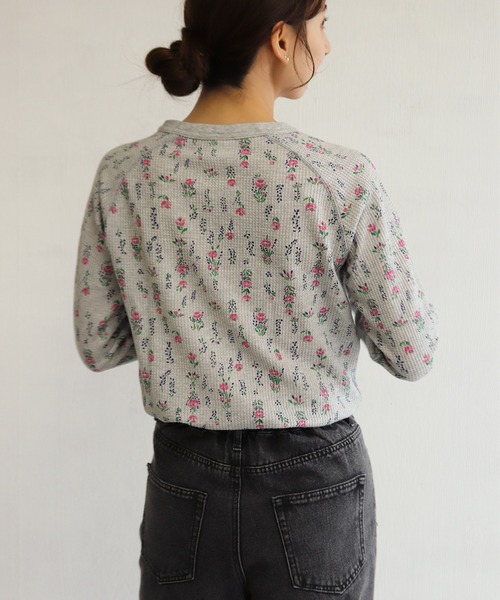 JEMORGAN（ジェーイーモーガン） tシャツ 花柄 ラグランスリーブ