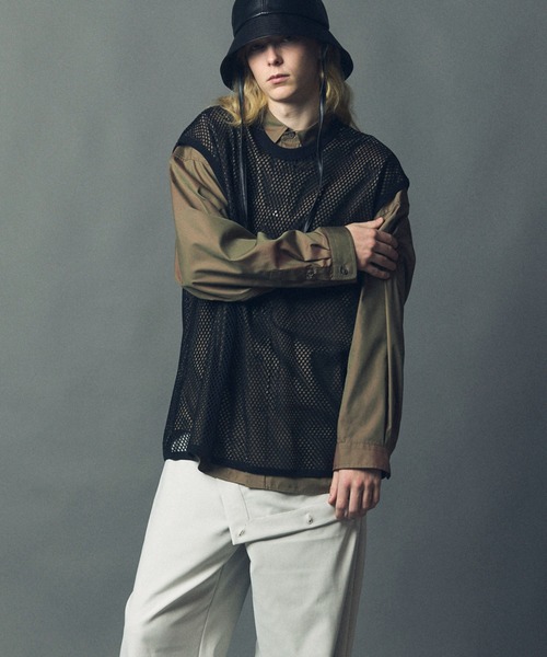 MAISON SPECIAL tシャツ 「UNISEX」Prime-Over Mesh Sleeveless