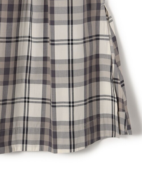 シップス（SHIPS）/SHIPS Primary Navy Label:〈手洗い可能〉ビッグ チェック Aライン スカート SHIPS（シップス） スカート SHIPS Primary Navy Label:「手洗い可能