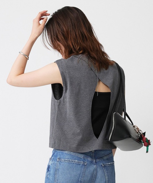 BABYLONE tシャツ バックオープンプルオーバー レディース