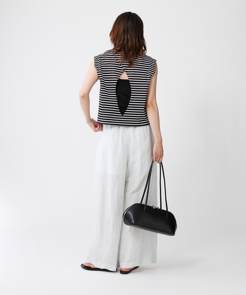 BABYLONE tシャツ バックオープンプルオーバー レディース