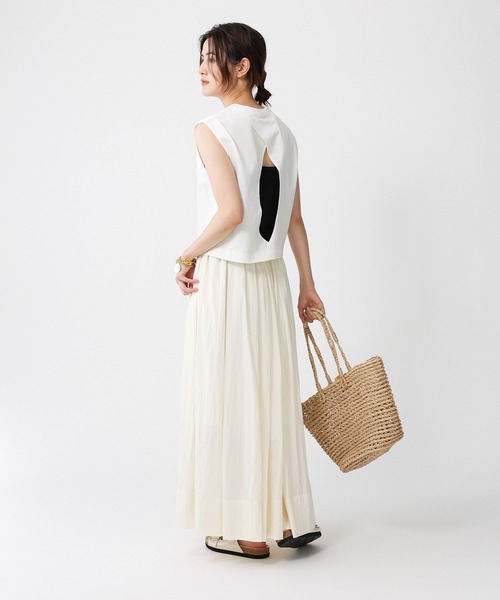 BABYLONE tシャツ バックオープンプルオーバー レディース