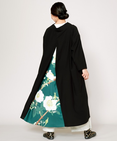 カヤ ワンピース 「カヤ」花版画 八掛ワンピース : ZOZOTOWN Yahoo!店