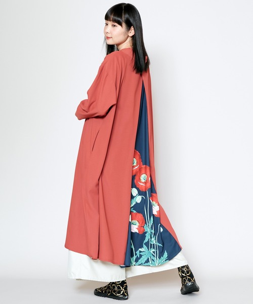 カヤ ワンピース 「カヤ」花版画 八掛ワンピース : ZOZOTOWN Yahoo!店