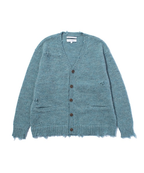 F/CE.（エフシーイー） カーディガン F/CE. DISTRESSED KNIT CARDIGAN