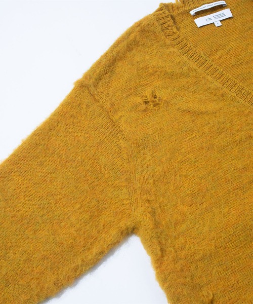 F/CE.（エフシーイー） カーディガン F/CE. DISTRESSED KNIT CARDIGAN