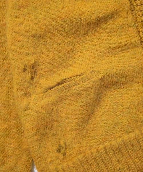 F/CE.（エフシーイー） カーディガン F/CE. DISTRESSED KNIT CARDIGAN