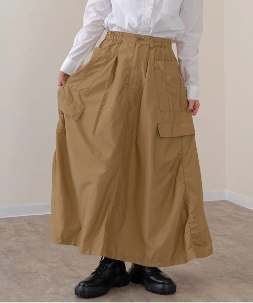 スカート Cotopone/コトポーネ　プリーツピケットミリタリースカート レディース