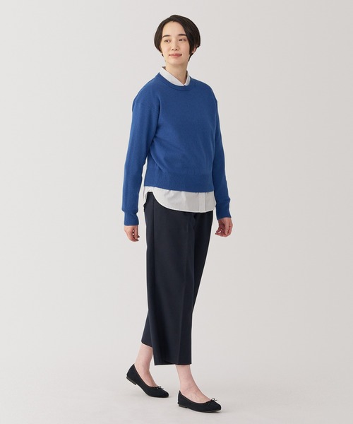 無印良品 ニット セーター 婦人 洗えるウールミドルゲージクルー